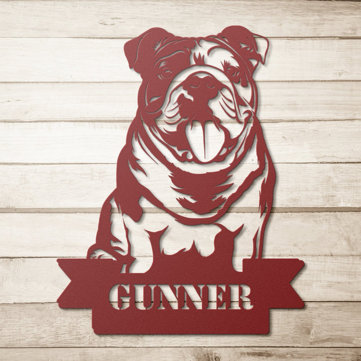 Bully Metal Nameplate - BullyBellyWall Art