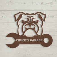 Custom Garage Metal Wall Sign - BullyBellyWall Art