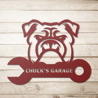 Custom Garage Metal Wall Sign - BullyBellyWall Art