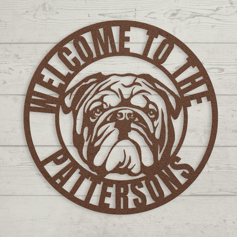 Welcome to Our Home Metal Wall Sign - BullyBelly